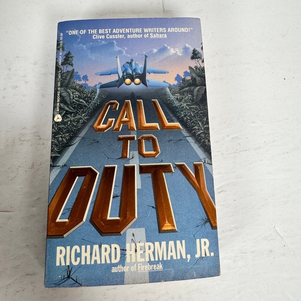 Call To‎ Duty Richard Herman Jr 1994 1st Printing Military Thriller Avon Books